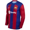 Maillot à Manches Longues FC Barcelone Gavi 6 Domicile 2023-24 Pour Homme